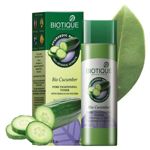 тоник для очистки лица и снятия макияжа Биотик Био Огурец (Bio Cucumber Biotique), 120 мл.