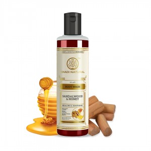      ̸  (Sandalwood & Honey herbal body wash Khadi), 210 .