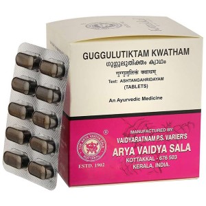 Гуггулутиктам Кватхам Коттаккал Аюрведа (Guggulutiktam Kwatham, Kottakkal), 100 таблеток