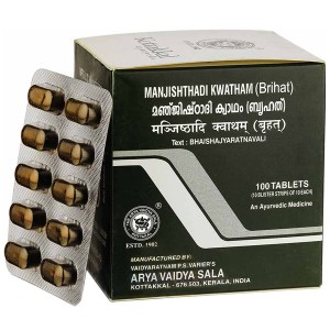 Манджиштхади Кватхам Коттаккал Аюрведа (Manjishthadi Kwatham Kottakkal Ayurveda), 100 таблеток