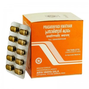 Прасариньяди Кватхам Арья Вайдья Сала (Prasarinyadi Kwatham Arya Vaidya Sala), 100 таблеток