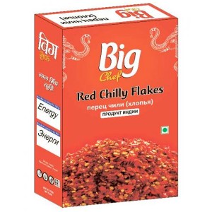 перец Чили красный дроблёный (Chilly flakes Big Chef), 100 гр