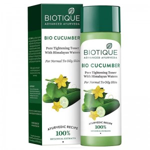 тоник для очистки лица и снятия макияжа Биотик Био Огурец (Bio Cucumber Biotique), 120 мл.