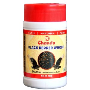 Чёрный перец горошек Чанда (Black Pepper Chanda), 100 грамм