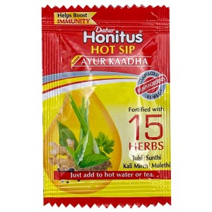 напиток Хонитус Хот Сип Дабур (Honitus Hot Sip Granules Dabur), 4 грамма