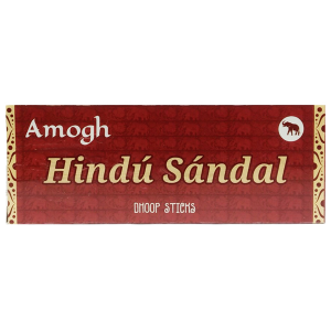 безосновные благовония Индийский Сандал дхубы (Hindu Sandal Amogh dhoop), 20 гр