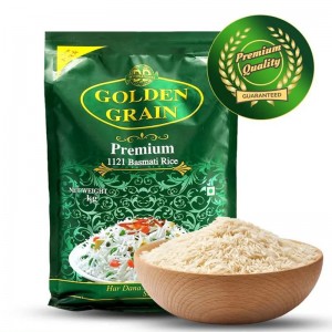 Непропаренный рис Премиум басмати 1121 Голден Грейн (Premium 1121 Basmati rice Golden Grain), 1 кг