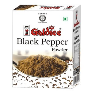 Чёрный перец молотый Голди (Black Pepper powder Goldiee), 50 грамм