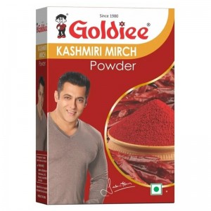 Кашмирский красный перец Голди (Kashmiri chilli powder Goldiee), 100 грамм