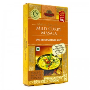 смесь специй Майлд Карри масала (Mild Curry Masala Good Sign Company), 50 гр