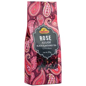 чай индийский чёрный с розой (Assam Rose Black Tea Good Sign Company), 50 гр