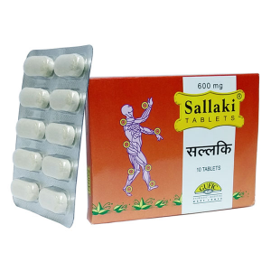 Шалаки экстракт 600 мг Гуфик (Sallaki Gufic), 10 таблеток