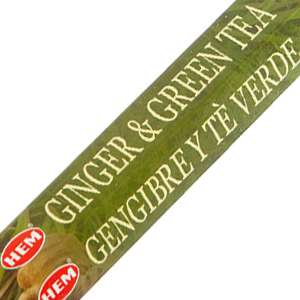 Ароматические палочки Имбирь и Зелёный Чай Хем (Ginger Green Tea Hem)