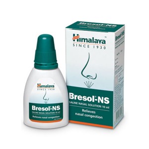 Капли-спрей для носа Бресол Хималая (Bresol-NS Saline Nasal Solution Himalaya), 10 мл