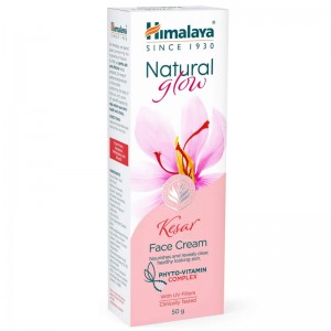 осветляющий крем для лица Хималая (Natural Glow Fairness Cream, Himalaya Herbals), 50 гр.