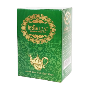 зелёный чай Эрл Грей Индия Лиф (Green Tea Earl Grey, India Leaf), 100 грамм