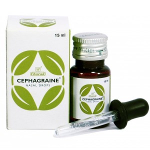 капли от заложенности носа Сефагрейн (Cephagraine Charak Pharma), 15 мл