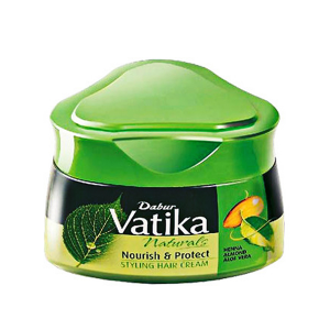 крем для волос Dabur Vatika Naturals питание и защита, 140 мл.