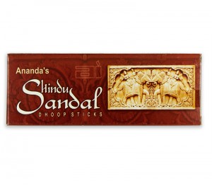 безосновные благовония Индийский Сандал дхубы (Hindu Sandal dhoop Anand), 20 гр