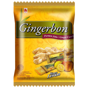 имбирные конфеты Джинджербон Мёд-Лимон (Gingerbon Honey-Lemon candy) 20 шт - 125 гр.