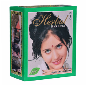 хна для волос Herbul чёрная, 6 х 10 гр.