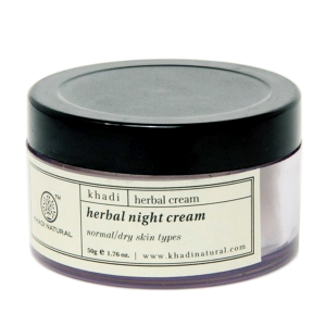 Ночной питательный крем для лица Кхади (Herbal Night Cream, Khadi), 50 гр.