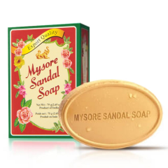 Натуральное сандаловое мыло Майсор (Mysore Sandal Soap), 75 гр