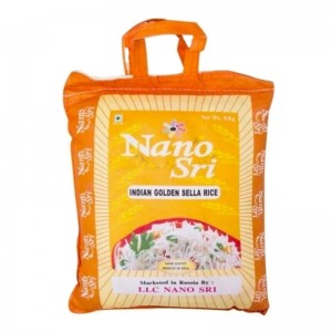 Индийский рис басмати Золотое зерно Нано Шри (Indian Golden Sella Basmati rice Nano Sri), 1 кг