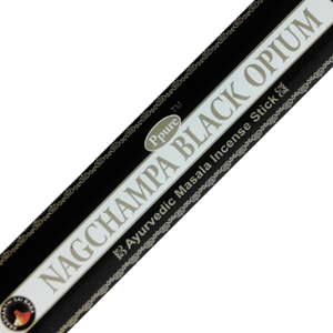 масальные ароматические палочки Чёрный Опиум (Nagchampa Black Opium Ppure), 15 гр.