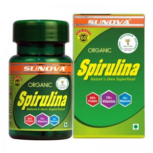 Спирулина Сунова (Spirulina Sunova), 60 таблеток