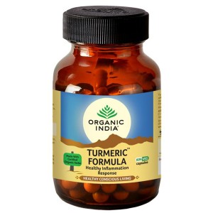 Турмерик (куркумин) Органик Индия (Turmeric formula Organic India), 60 вегетарианских капсул
