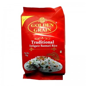 рис белый Традиционный деликатес басмати Голден Грейн (Traditional Deligate Basmati rice Golden Grain), 1 кг