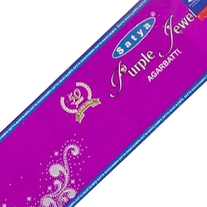 ароматические палочки Purple Jewel Сатья (Satya), 20 гр.