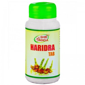 Харидра (Куркума) Шри Ганга (Haridra Shri Ganga), 120 таблеток