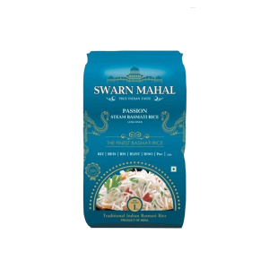 Рис Басмати Пэшн пропаренный длиннозёрный Сварн Махал (Passion Swarn Mahal), 1 кг