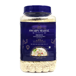 Рис Басмати Премиум пропаренный длиннозёрный Сварн Махал (Extra long, Swarn Mahal), 1 кг