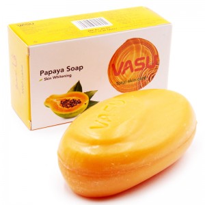 мыло осветляющее с экстрактом Папайи Васу (Papaya Soap Vasu), 125 грамм