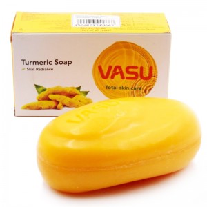 мыло с экстрактом Куркумы Васу (Turmeric soap Vasu), 125 грамм