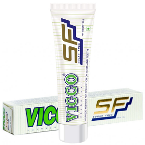 аюрведическая зубная паста Викко Ваджраданти без сахара (Vicco Vajradanti SF Viccolabs), 100 грамм