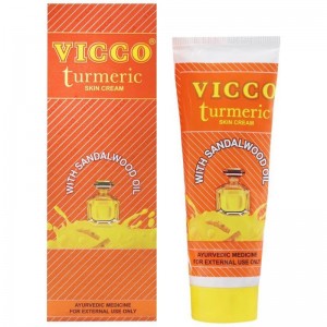 крем для лица Викко Турмерик экстракт куркумы и сандаловое масло (Vicco Turmeric), 30 мл