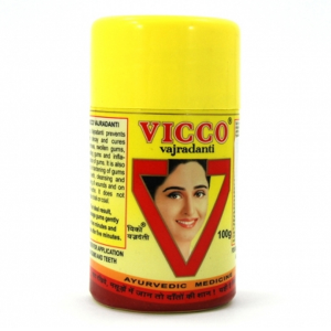 зубной порошок Викко Враджаданти (Vicco Vajradandi), 100 гр