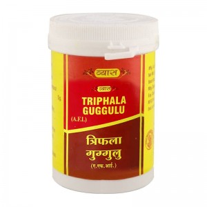 Трифала Гуггул Вьяс (Triphala Guggulu Vyas), 100 таблеток